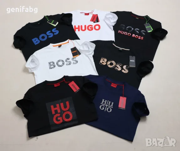 Оригинална тениска Hugo Boss S M L XL XXL, снимка 2 - Тениски - 56228463