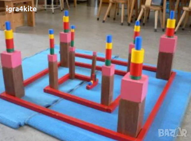 -20% Професионални Монтесори Дървени Червени Стикове в Голям Размер, снимка 9 - Образователни игри - 36540185