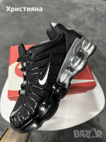 Nike Shox TL Black/Metallic Silver, снимка 3 - Спортни обувки - 56431682