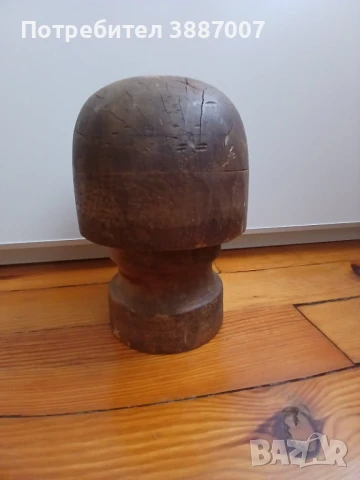 Винтидж стойка за перуки, шапки , снимка 1