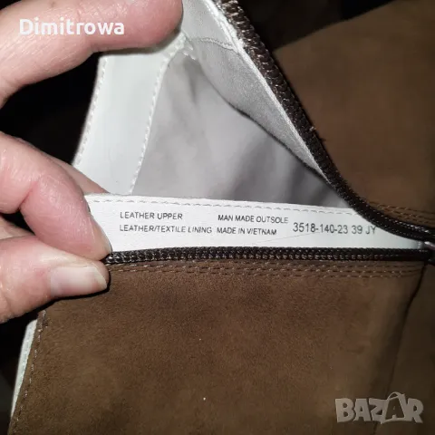 н.39 VAGABOND Leather Boots, снимка 12 - Дамски боти - 47822451