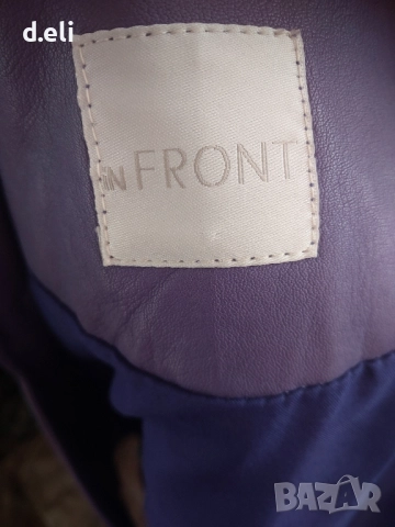 In FRONT 100% Кожа. Къс модел, болеро, снимка 6 - Якета - 51326832