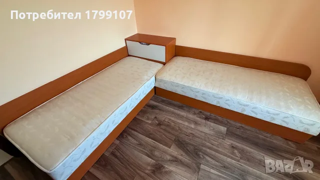 Ъглови легла с матраци и ракла