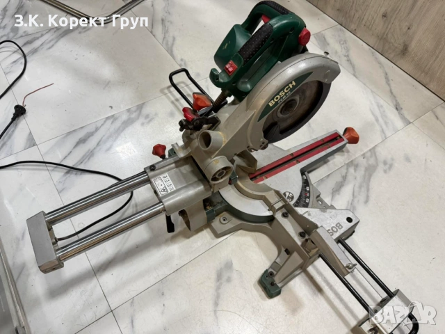 Настолен цикруляр BOSCH PCM 8S 1200 W, Ø 216 мм, снимка 4 - Циркуляри - 54361062