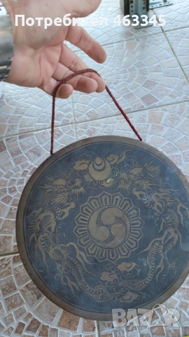 Тибетски будистки гонг, снимка 3 - Други ценни предмети - 54312423