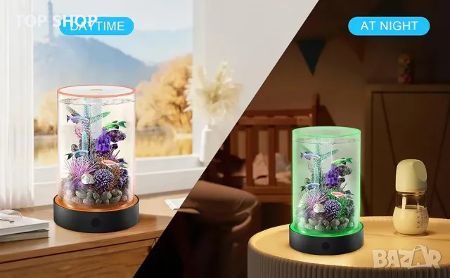 Комплект аквариум с компресор, филтър, осветление от 5DPets, снимка 5 - Аквариуми - 48500148