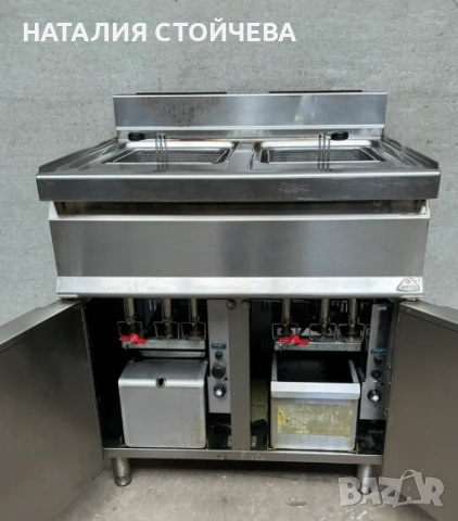 професионален фритюрник на газ с база, снимка 3 - Фритюрници - 54038419