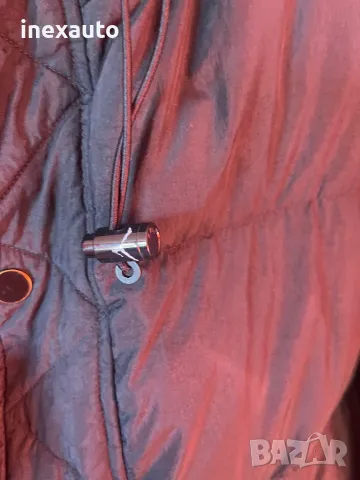 Продавам мъжка дълга шуба AIR JORDAN L размер но става и за XL 100% гъши пух, снимка 7 - Якета - 48088461