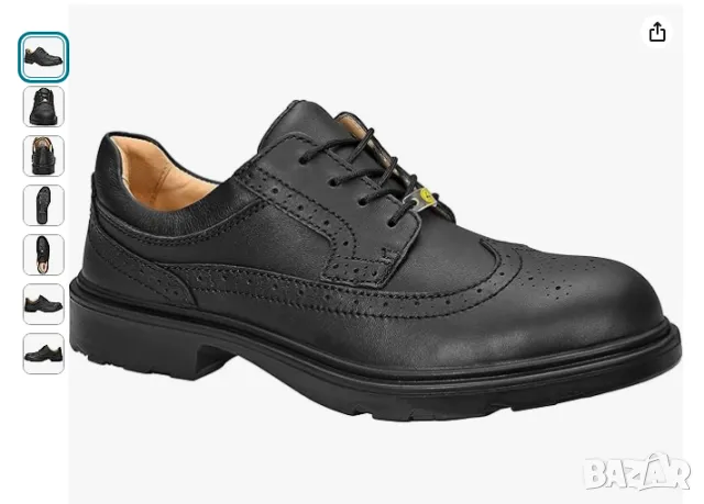 работни предпазни обувки с бомбе  Elten 71307 OFFICER  номер 43, снимка 7 - Други - 47487105