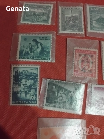 Лот стари пощенски марки, снимка 9 - Филателия - 53012448