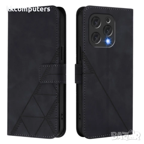 Doogee N55 Plus Crossbody 3D Embossed Wallet Кожен Калъф и Протектор, снимка 2 - Калъфи, кейсове - 51329066