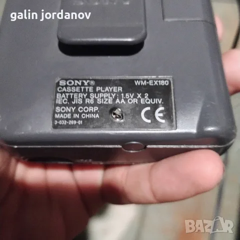 Walkman SONY-EX180 , снимка 3 - Радиокасетофони, транзистори - 56238078