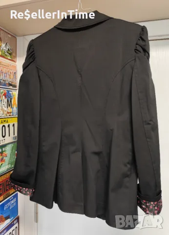 Ново дамско черно сако , снимка 2 - Сака - 50378031