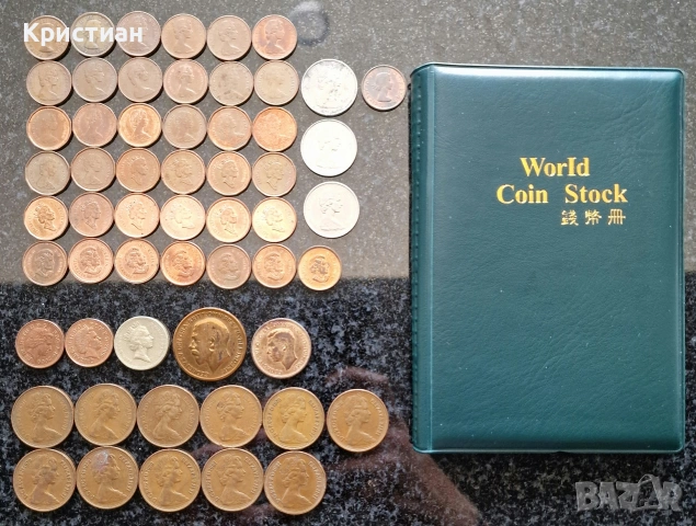 Лот монети Канада и Великобритания + албум 120 места