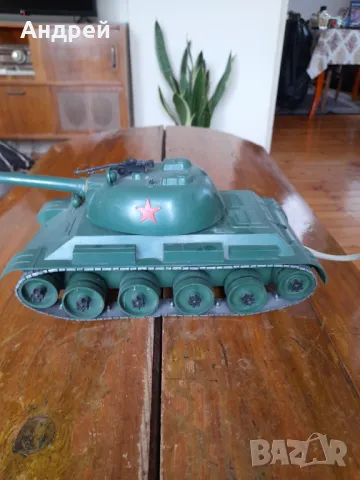Стара детска играчка танк, снимка 5 - Други ценни предмети - 48337260
