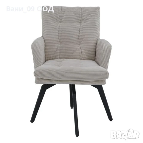 Луксозен въртящ се трапезен стол, снимка 6 - Столове - 50705762