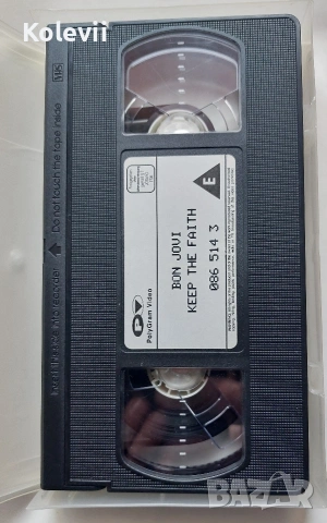 VHS Bon Jovi "Keep The Faith" 1993, снимка 3 - CD дискове - 54068190