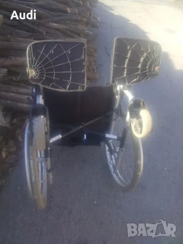 Сгъваема инвалидна рингова количка MEYRA  Ширина на седалката 50см, снимка 7 - Инвалидни колички - 45270477