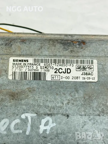 Компютър Двигател Siemens, 6S61-12A650-FD, 6S6112A650FD за Ford Fiesta Mk5, 2002-2008, 1.4, снимка 2 - Части - 47986669