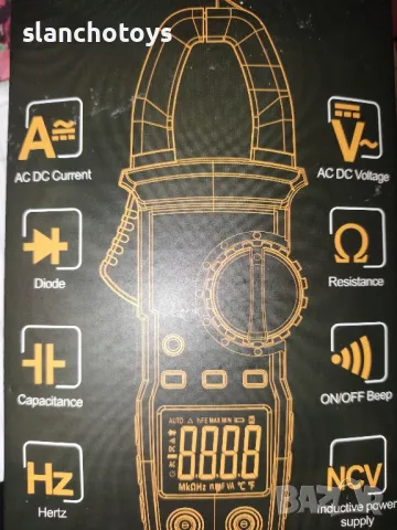 ANENG ST181 Цифрови клещи DC/AC Current 4000 Counts Мултицет Амперметър Тестер за напрежение Автомоб, снимка 5 - Клещи - 49612145