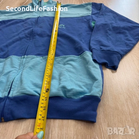 Puma Classification Винтидж спортно яке размер M синьо 80-те години, снимка 8 - Якета - 52496248