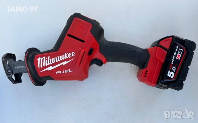 Milwaukee M18 FHZ - Акумулаторен саблен трион 2x18V 5.0Ah като нов!, снимка 4 - Триони и циркуляри - 52971706