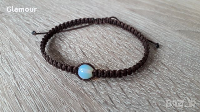 Гривна амулет/талисман с естествен камък. 