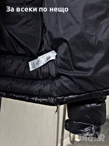 Мъжко черно зимно яке със силиконов пълнеж и бродирано лого Emporio Armani Код A329, снимка 7 - Якета - 48033763