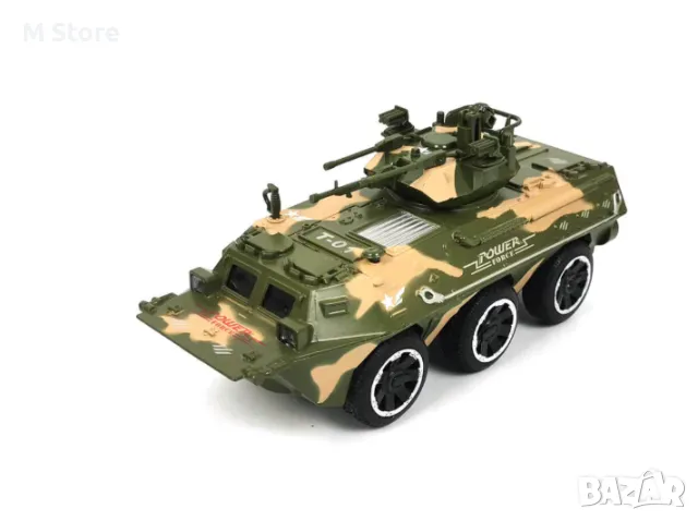 Детски метален джип/ Танк, снимка 2 - Коли, камиони, мотори, писти - 48078696