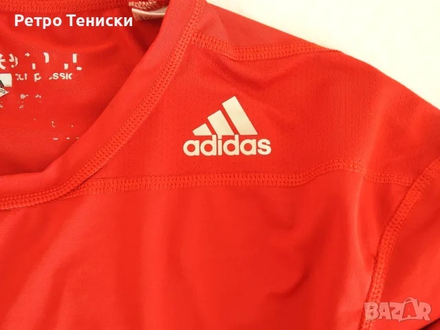 Тениска adidas — Мъже размер M Червено, снимка 4 - Тениски - 56319361