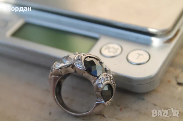 Дамски сребърен пръстен, снимка 10 - Пръстени - 49169399