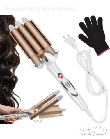 ❌ Маша за коса ретро преса за къдрици, снимка 6 - Преси за коса - 40744758