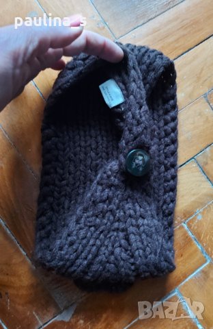 Четири броя / Зимна шапка и плетена лента за глава , снимка 3 - Шапки - 35531280