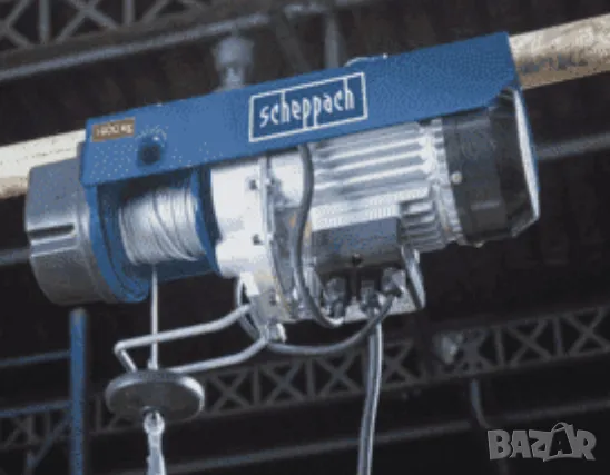 Eлектрически Телфер /лебетса 780W, Scheppach HRS400 , снимка 2 - Други инструменти - 50350322