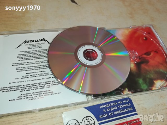 METALLICA CD 3010231329, снимка 17 - CD дискове - 42778380