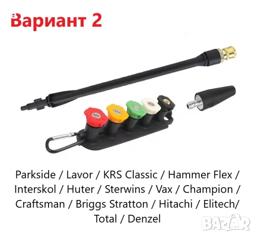 Струйник с дюзи за водоструйка – Karcher Lavor Parkside Bosch и др., снимка 4 - Парочистачки и Водоструйки - 56078635