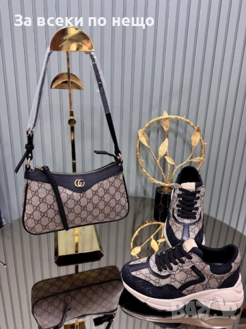 Gucci Комплект Дамска Чанта И Дамски Маратонки - Налични Различни Цветове И Модели Код SK404