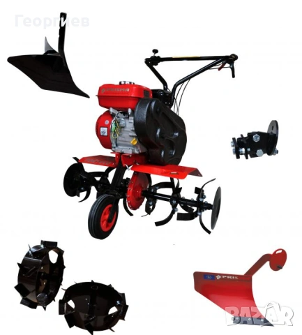 Продавам употребявана мотофреза Forteco 90R с ивентар, снимка 7 - Градинска техника - 54202415