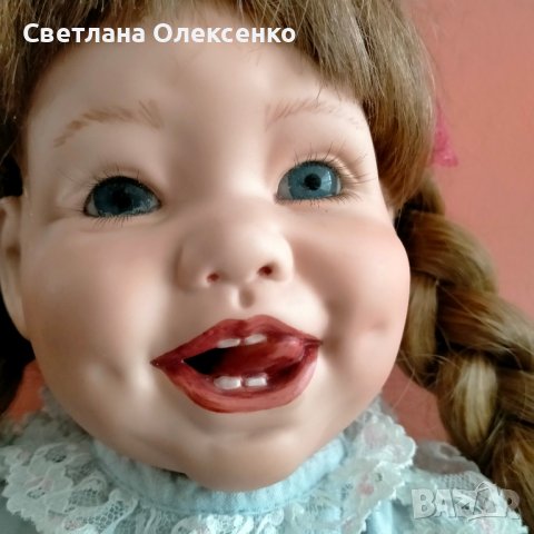 Порцеланова кукла Sunshine Cindy Rolfe Reproduction 1990  , снимка 13 - Колекции - 37990144