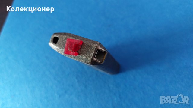Рядка, посребрена, за колекционери запалка Tanita-04 с оргиналната си батерия, снимка 3 - Запалки - 35272385
