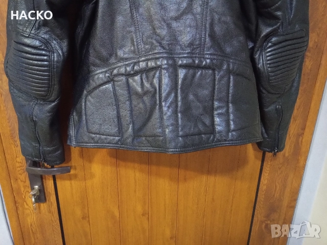 Моторджийско Кожено Яке 100% Естествена Кожа Размер 50 Made in Pakistan, снимка 7 - Аксесоари и консумативи - 52041501