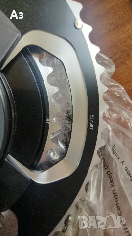 FSA Powerbox Carbon BB386EVO Crankset 2x11-speed - 52/36 Teeth - black, снимка 2 - Части за велосипеди - 44213774