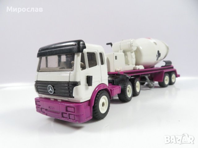 Siku 1:55 Mercedes Benz БЕТОНОВОЗ КАМИОН МОДЕЛ ИГРАЧКА КОЛИЧКА , снимка 2 - Колекции - 42343852