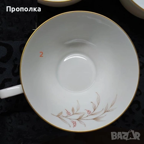 Чаши- много нежни, лекички, фини, изискани, немски 180мл 6+1, снимка 6 - Чаши - 54122948