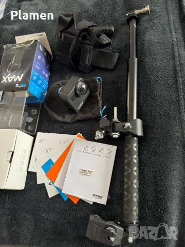 Gopro max 360+invisible stick, снимка 5 - Камери - 53934975