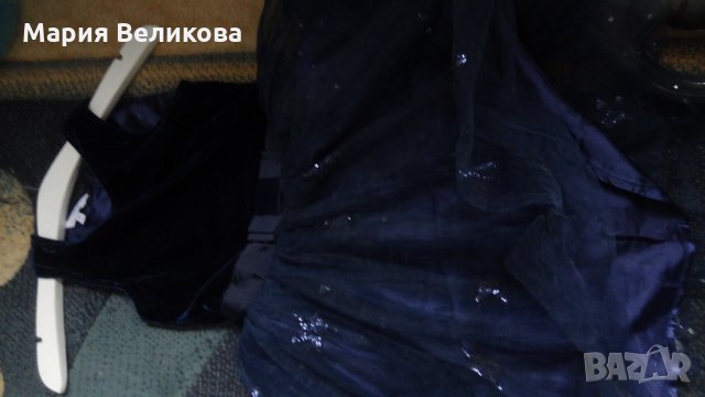 Детска рокля с ефектна тюлена част , снимка 4 - Детски рокли и поли - 35385095