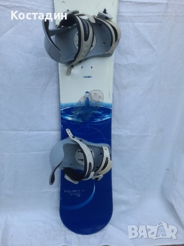 Сноуборд  PROJECT primero  135см.   с автомати , снимка 3 - Зимни спортове - 42559122