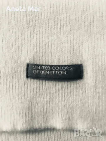 Вълнен шал UCB, снимка 2 - Шалове - 49787041