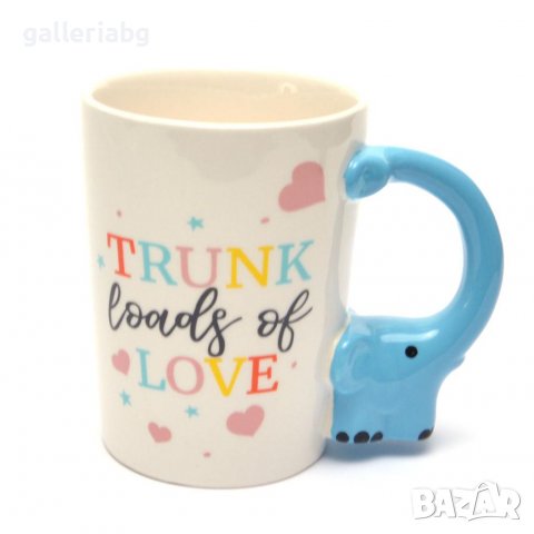 Сувенирна чаша със слон, снимка 1 - Арт сувенири - 39143549
