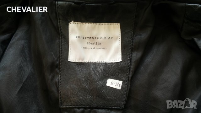 SELECTED SHTYLOR Lamb Leather Jacket Размер М - L мъжко яке естествена кожа 5-57, снимка 14 - Якета - 42594846